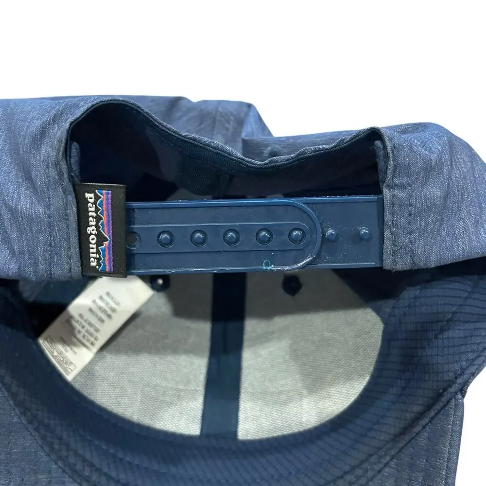 Patagonia Blue Cotton Small Logo P-6 Snap Back Baseball Hat